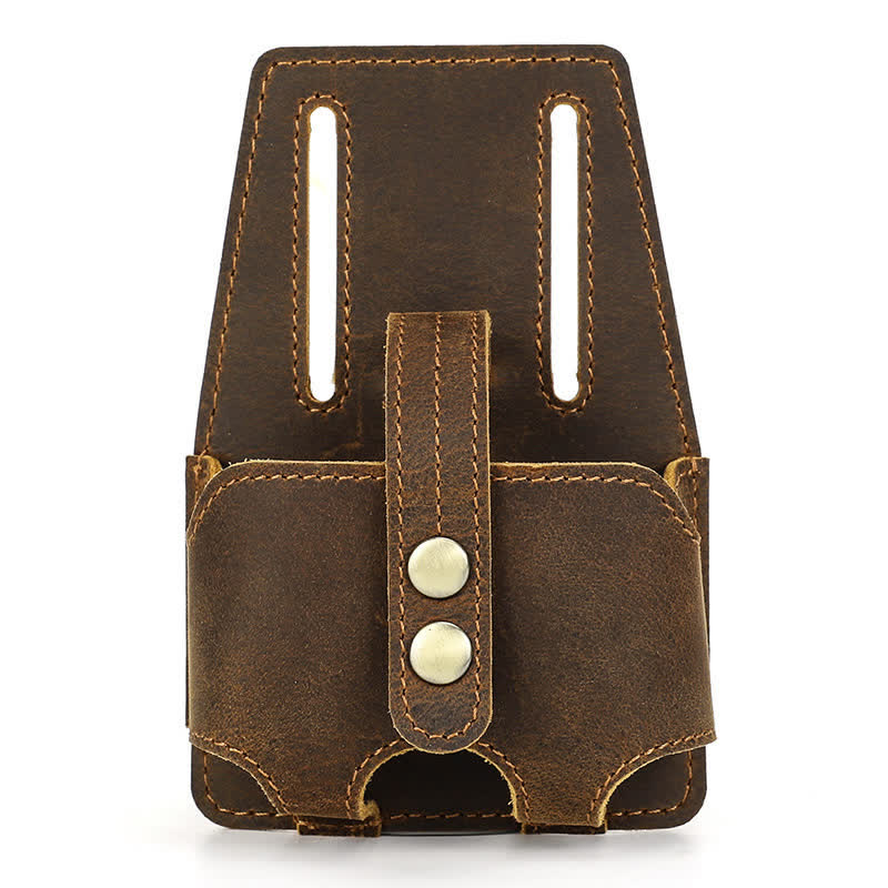 Borsa da cintura in pelle con custodia in acciaio da 5 m per caffè - image 9