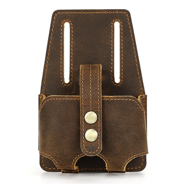 Borsa da cintura in pelle con custodia in acciaio da 5 m per caffè - image 9