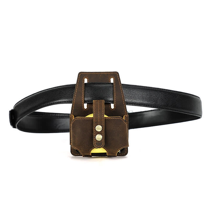 Borsa da cintura in pelle con custodia in acciaio da 5 m per caffè - image 10