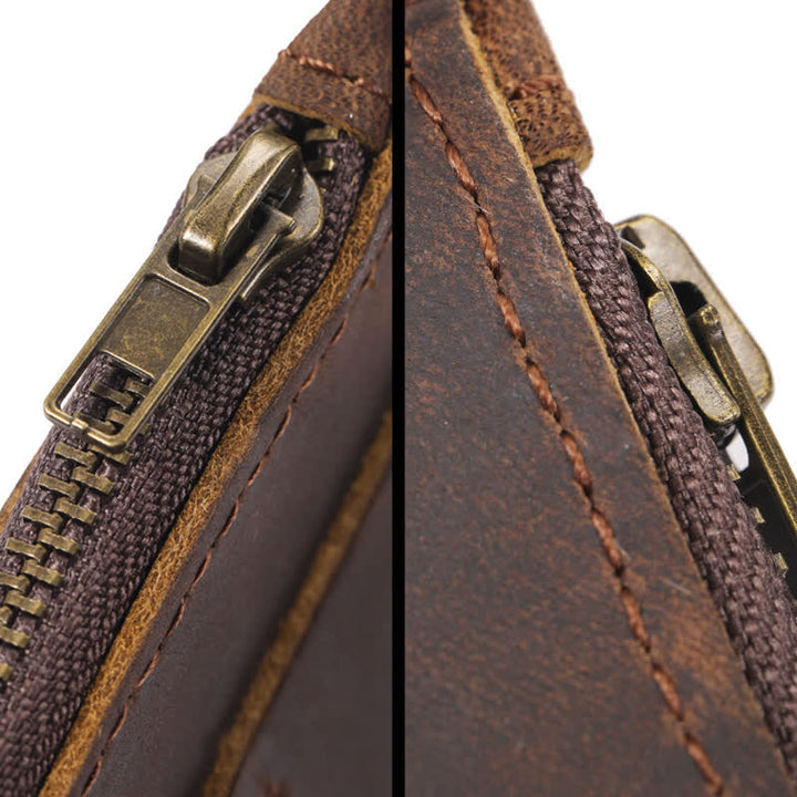Portafoglio tascabile EDC con cintura in pelle a forma curva - image 7