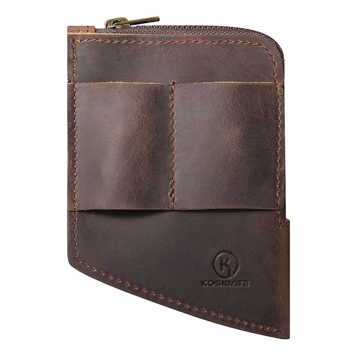 Portafoglio tascabile EDC con cintura in pelle a forma curva - image 5