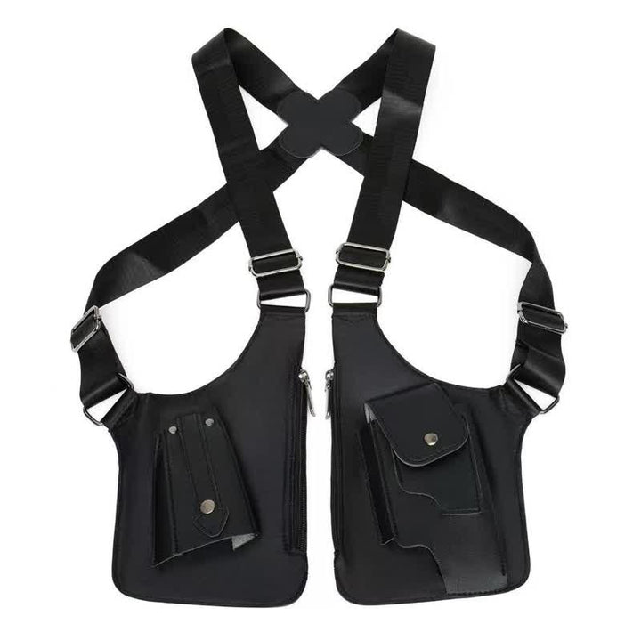 Borsa ascellare doppia con tracolla nascosta antifurto - image 2