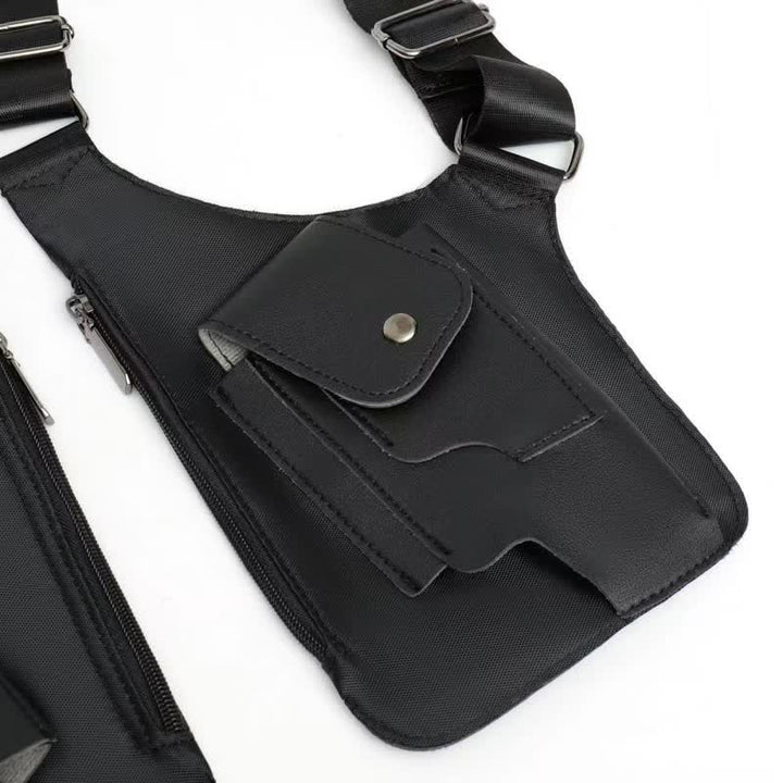 Borsa ascellare doppia con tracolla nascosta antifurto - image 5