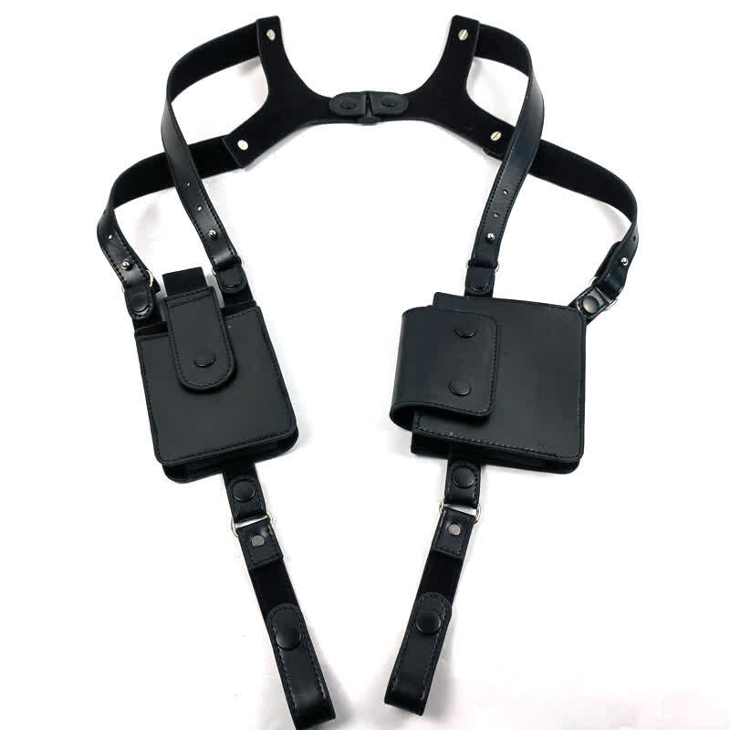 Borsa a tracolla sportiva da ascella con passante per cintura - Nero - image 1