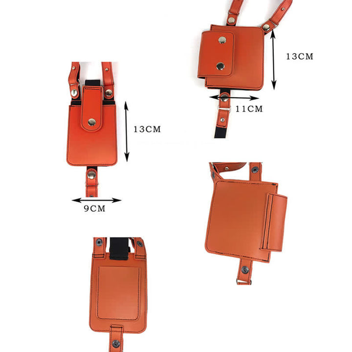 Borsa a tracolla sportiva da ascella con passante per cintura - image 6