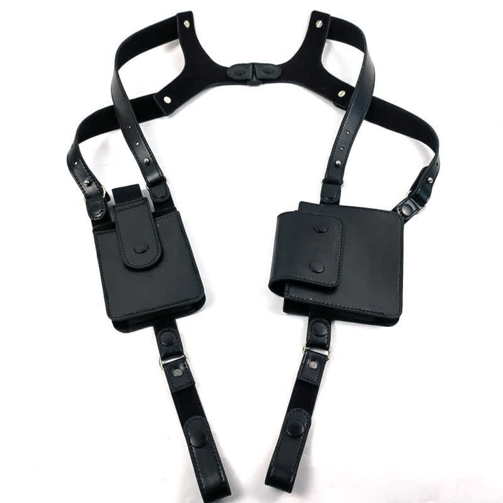 Borsa a tracolla sportiva da ascella con passante per cintura - Nero - image 0