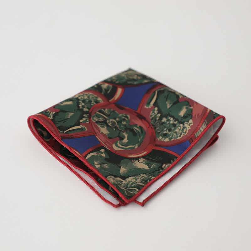 Fazzoletto da taschino da uomo con fantasia geometrica floreale - Stile n. 16 - image 18