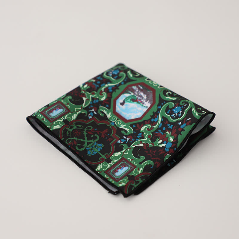 Fazzoletto da taschino da uomo con fantasia geometrica floreale - Stile n. 17 - image 19