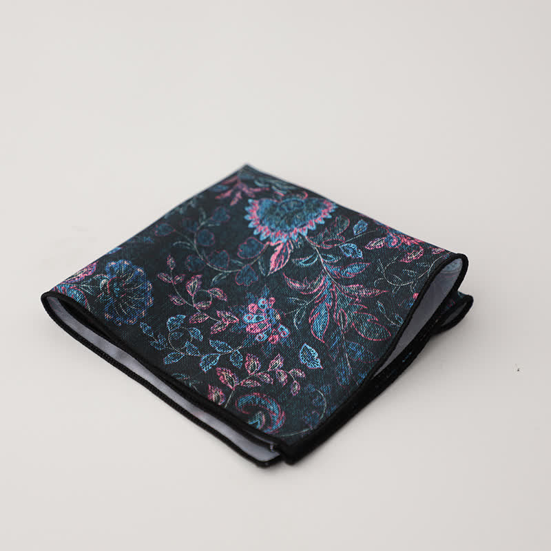 Fazzoletto da taschino da uomo con fantasia geometrica floreale - Stile n. 20 - image 23