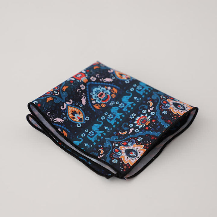 Fazzoletto da taschino da uomo con fantasia geometrica floreale - Stile n. 8 - image 11