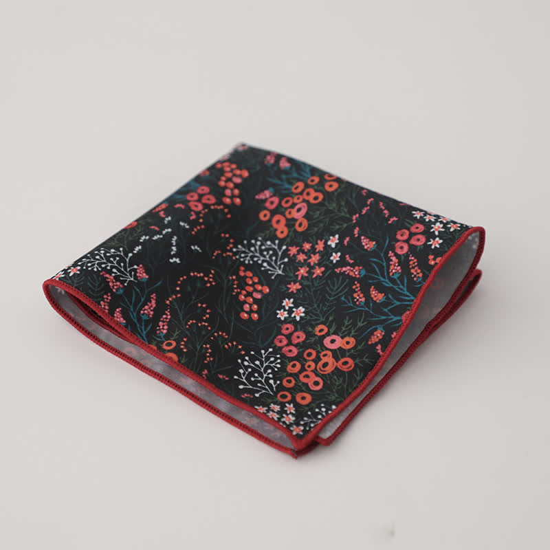 Fazzoletto da taschino da uomo con fantasia geometrica floreale - Stile n. 14 - image 17
