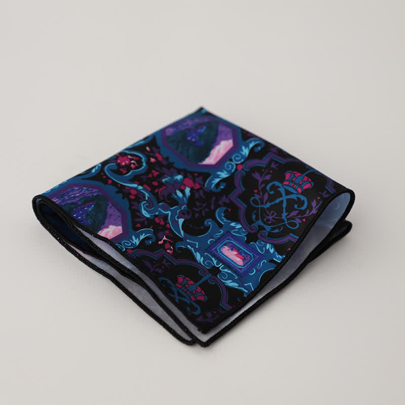 Fazzoletto da taschino da uomo con fantasia geometrica floreale - Stile n. 10 - image 13