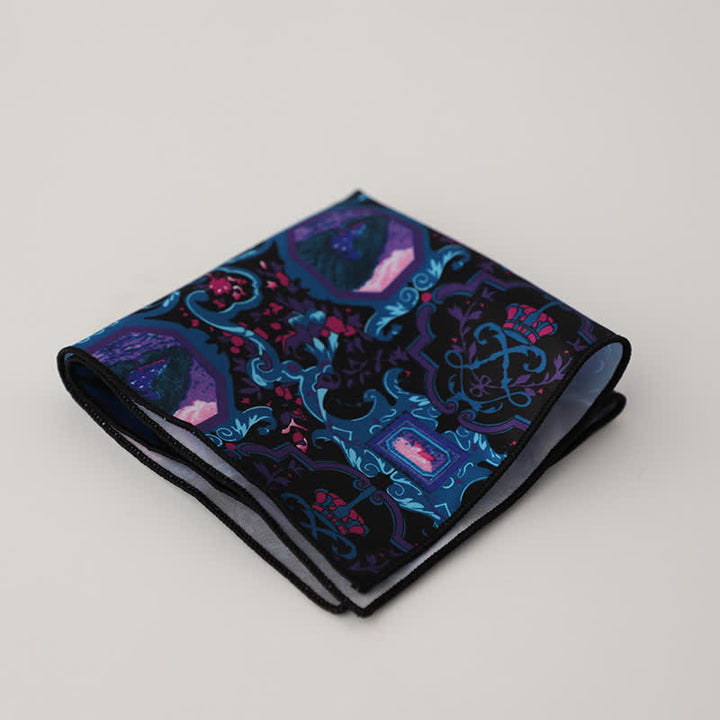 Fazzoletto da taschino da uomo con fantasia geometrica floreale - Stile n. 10 - image 13