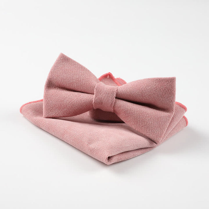 2 pezzi Fazzoletto e papillon Morandi Color System - Rosa - image 12