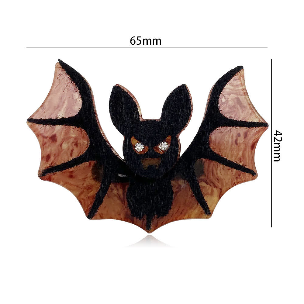 Halloween Handgemachte Acryl Fledermaus Brosche - image 5