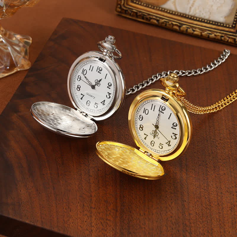 Orologio da tasca meccanico personalizzato inciso - image 2