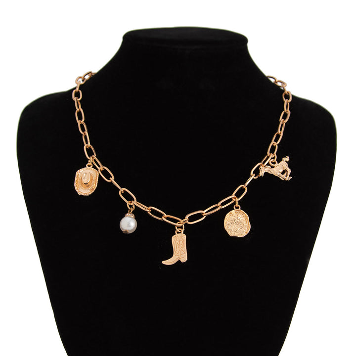 Collana squisita da donna con più elementi in stile occidentale - image 3