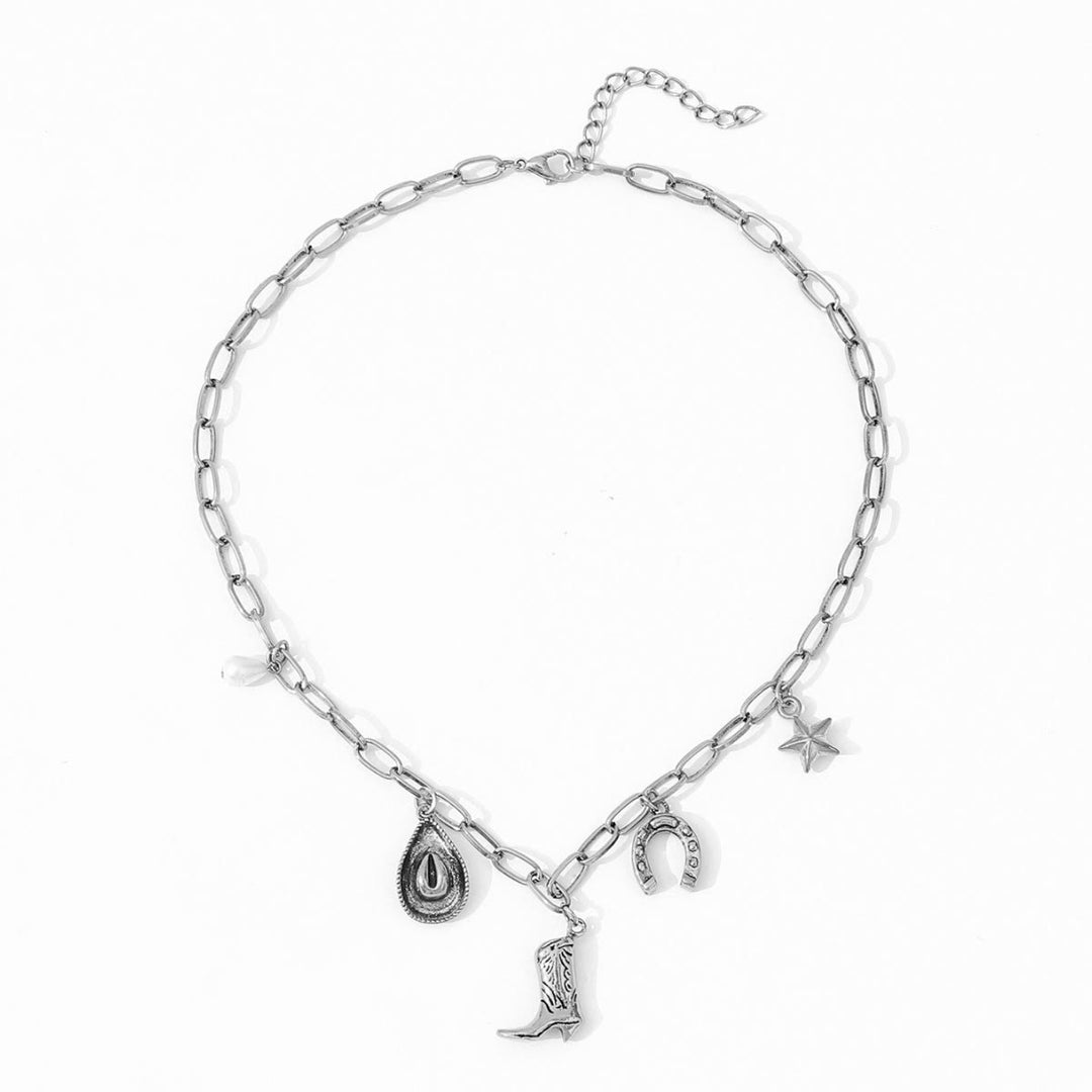 Collana in metallo da donna a tema cowboy western - image 5