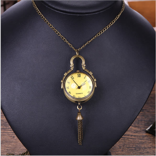 Orologio da tasca al quarzo unisex retrò di grandi dimensioni e lusso - image 1