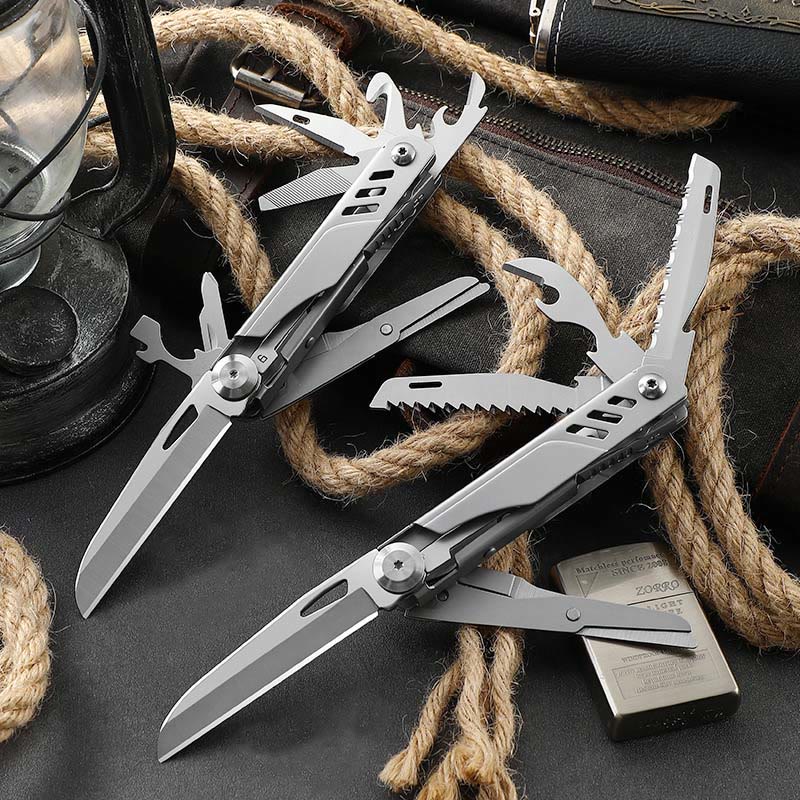 Coltello pieghevole portatile multifunzionale da campeggio EDC per esterni - image 1