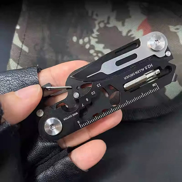 Portachiavi con coltello pieghevole portatile multifunzionale EDC-Tool - image 2