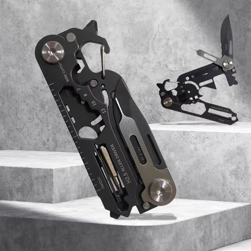 Portachiavi con coltello pieghevole portatile multifunzionale EDC-Tool - image 0