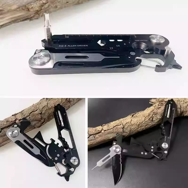 Portachiavi con coltello pieghevole portatile multifunzionale EDC-Tool - image 4
