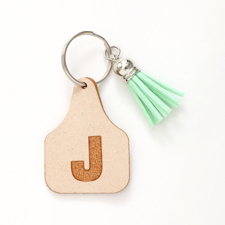 Portachiavi con nappa verde in stile minimalista Farm - J - image 11