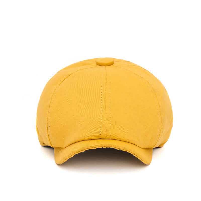 Cappello basco ottagonale retrò britannico primaverile ed estivo - image 3
