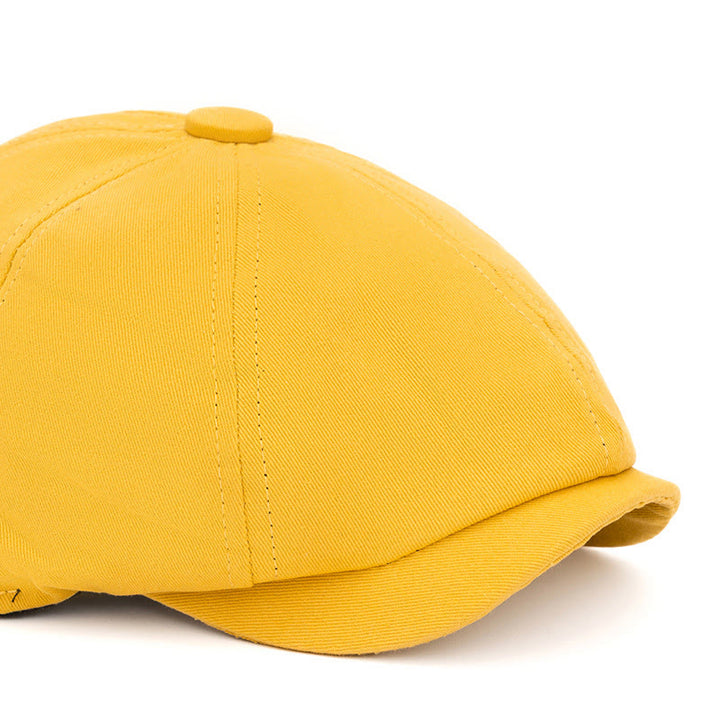 Cappello basco ottagonale retrò britannico primaverile ed estivo - image 3