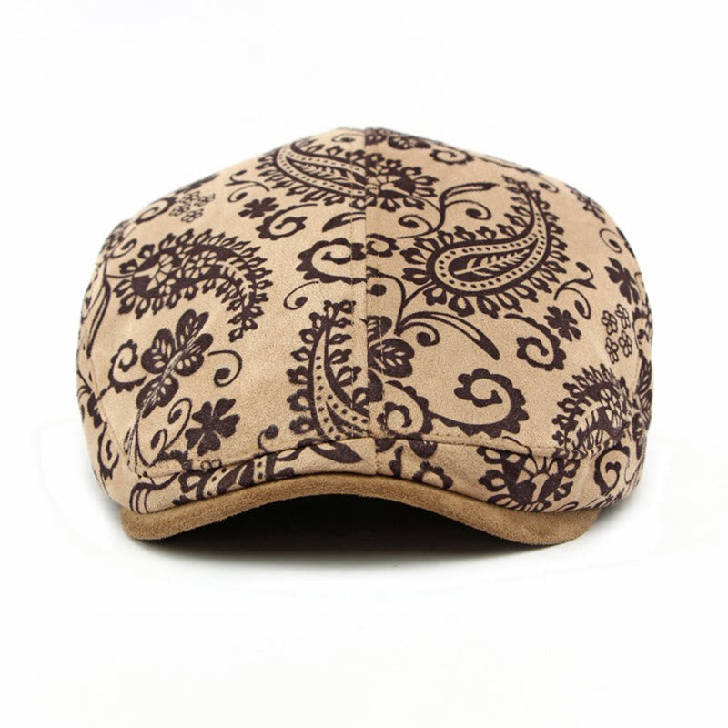 Cappello basco personalizzato in stile etnico con stampa di anacardi - image 4