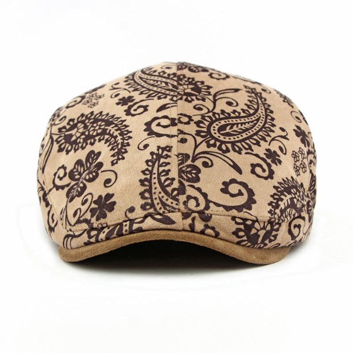 Cappello basco personalizzato in stile etnico con stampa di anacardi - image 4