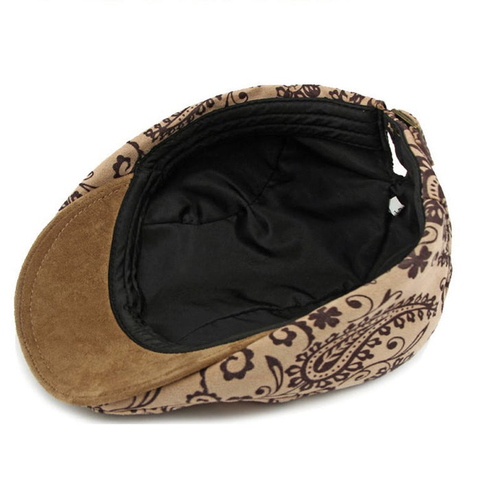 Cappello basco personalizzato in stile etnico con stampa di anacardi - image 7