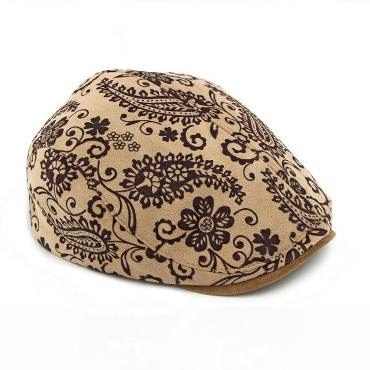 Cappello basco personalizzato in stile etnico con stampa di anacardi - image 4