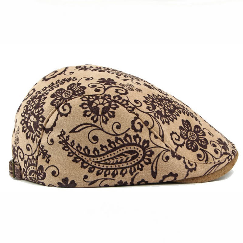 Cappello basco personalizzato in stile etnico con stampa di anacardi - image 5