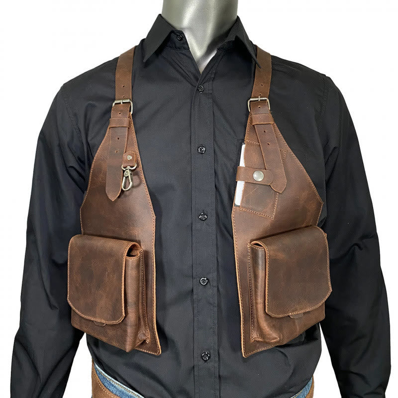 Borsa a tracolla ascellare con portafoglio grande in stile medievale - image 2