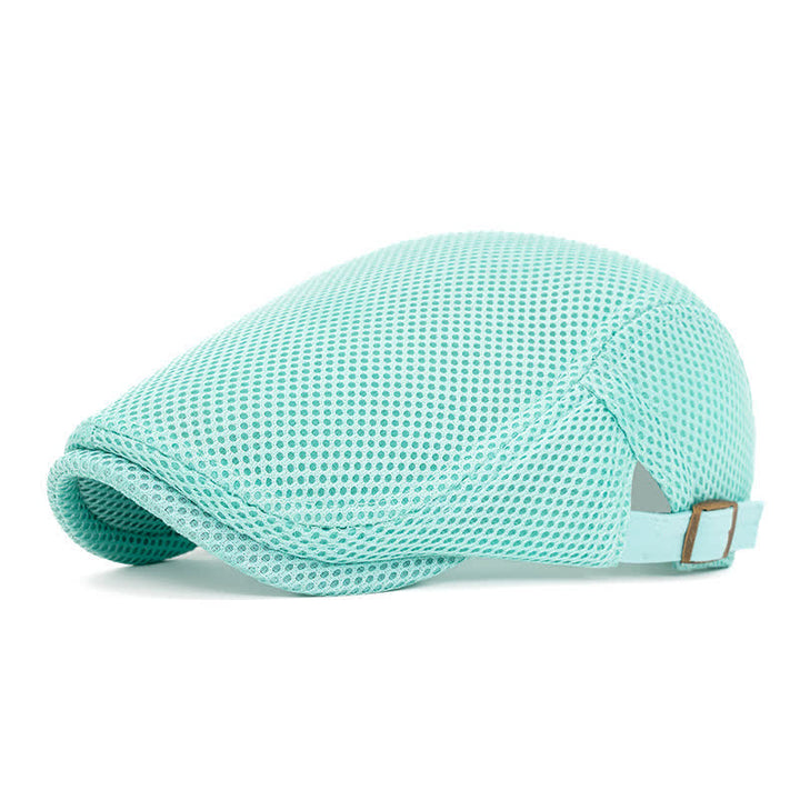 Cappello basco estivo in rete tinta unita con parte superiore piatta - Ciano - Regolabile (22"-23 5/8") - image 18
