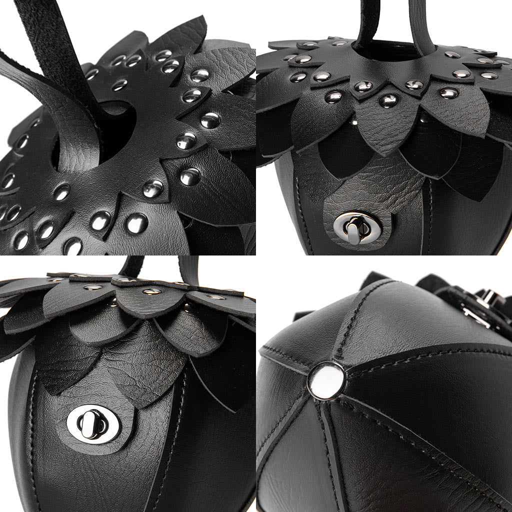 Borsa a tracolla personalizzata da donna a forma di castagna retrò - image 6