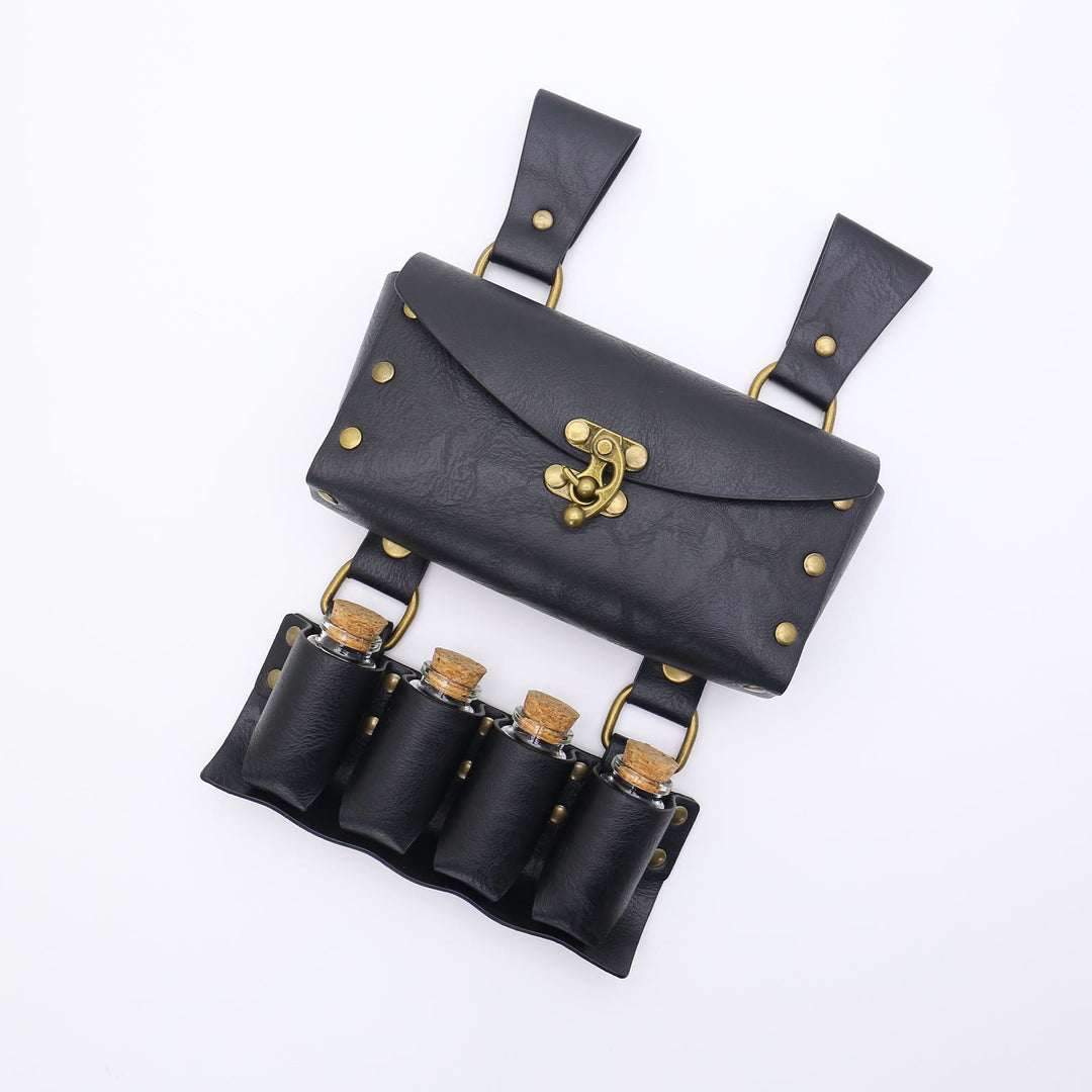 Marsupio con bottiglia magica, accessorio per cosplay di Halloween, cintura vichinga, 3 pezzi - image 4