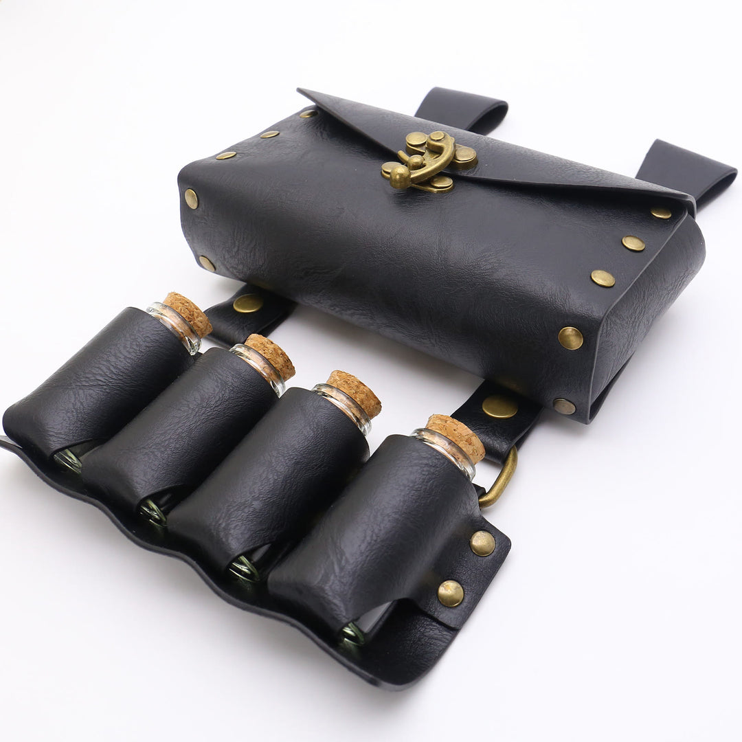 Marsupio con bottiglia magica, accessorio per cosplay di Halloween, cintura vichinga, 3 pezzi - image 5