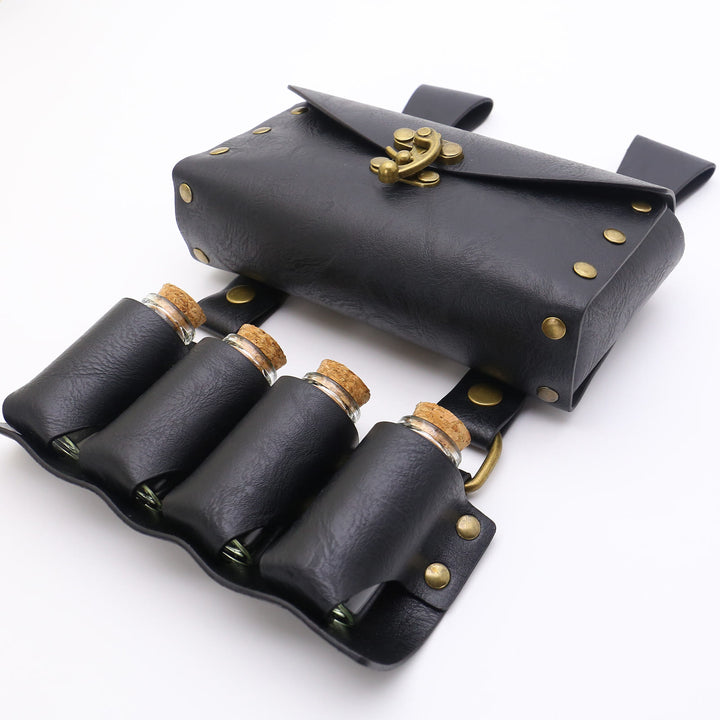 Marsupio con bottiglia magica, accessorio per cosplay di Halloween, cintura vichinga, 3 pezzi - image 5