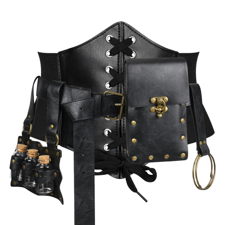 Set di cinture vichinghe per cosplay di Halloween da donna, 5 pezzi - image 3