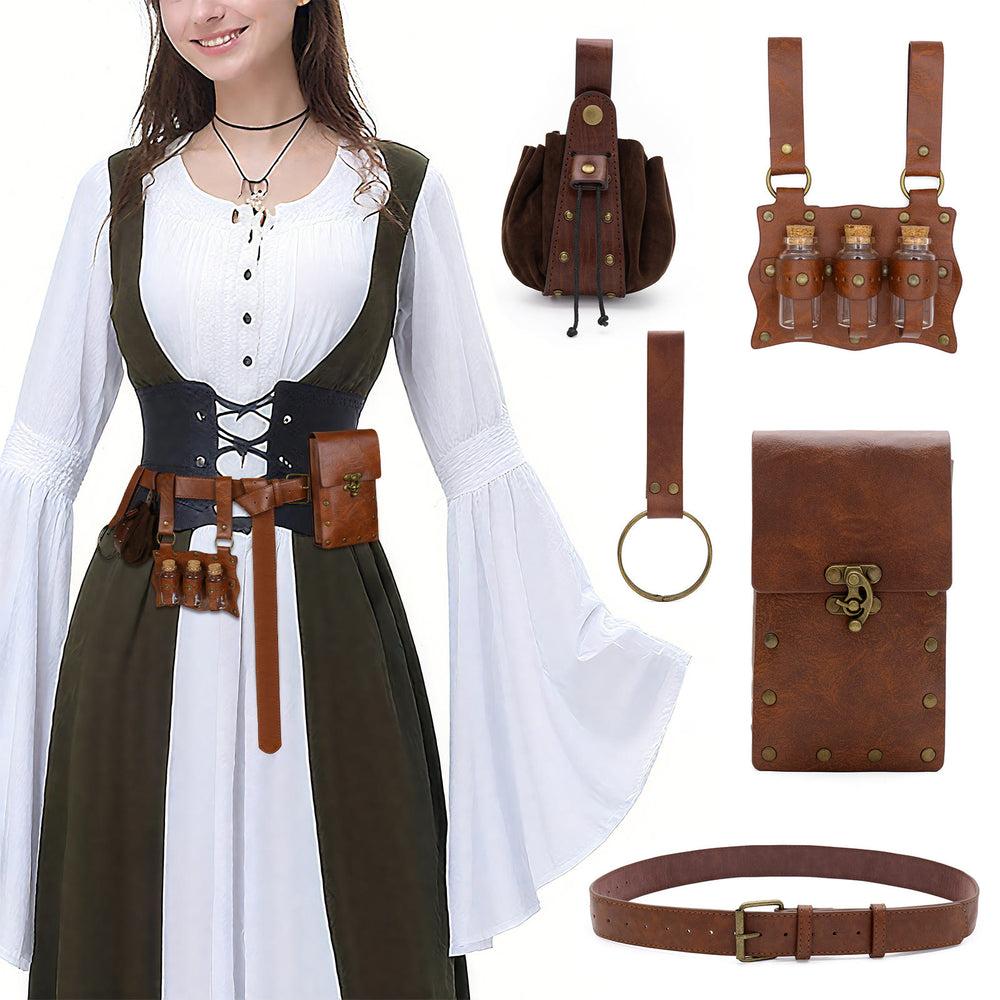 Set di cintura con portafoglio e bottiglia magica per cosplay di Halloween - image 2
