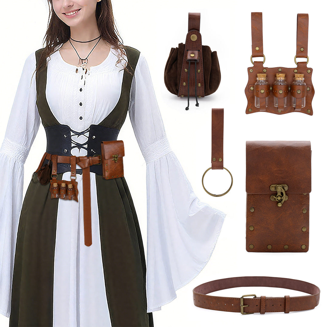 Set di cintura con portafoglio e bottiglia magica per cosplay di Halloween - image 2