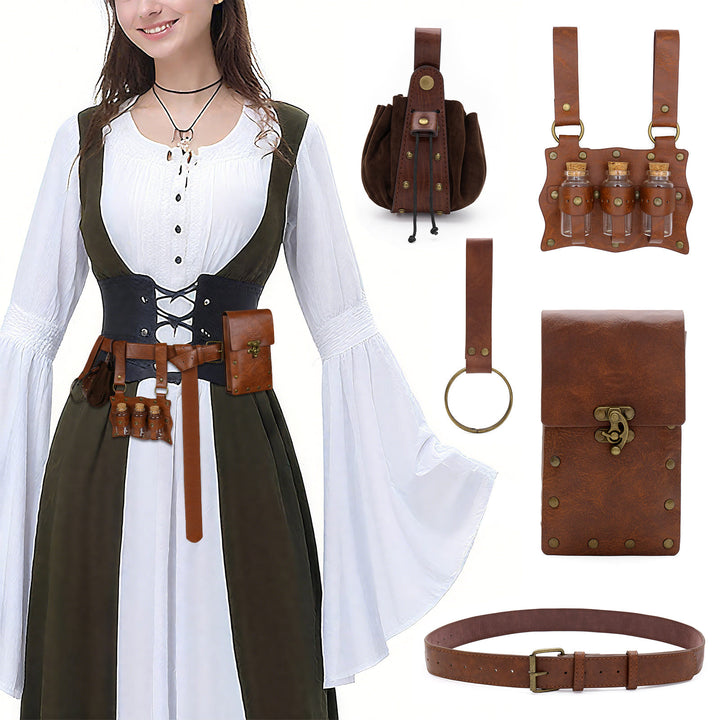 Set di cintura con portafoglio e bottiglia magica per cosplay di Halloween - image 2