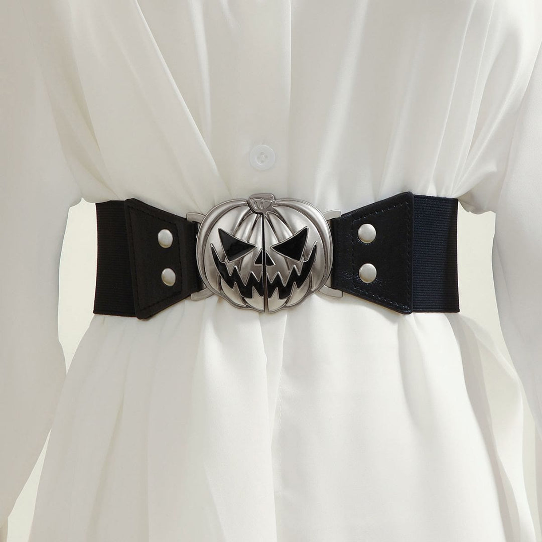 Cintura corsetto da donna a forma di testa di zucca di Halloween - image 0