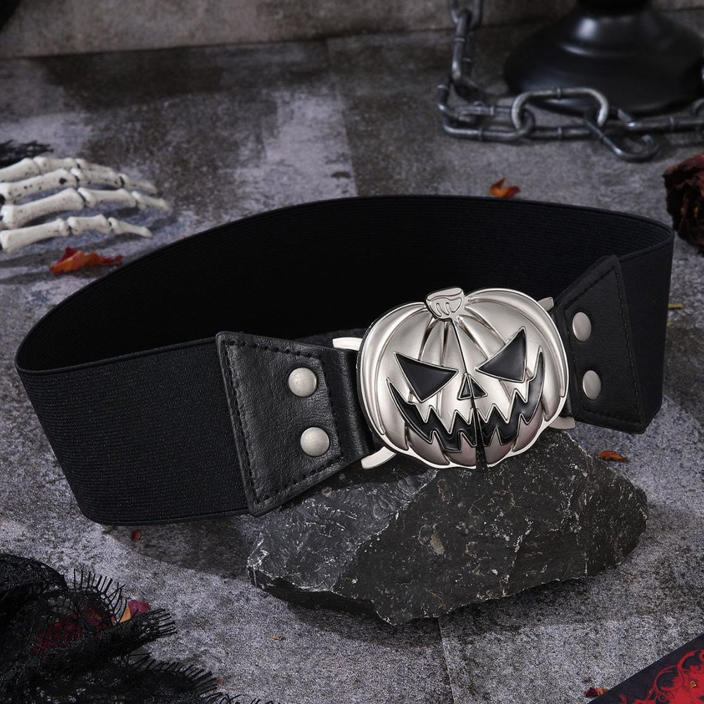 Cintura corsetto da donna a forma di testa di zucca di Halloween - image 1