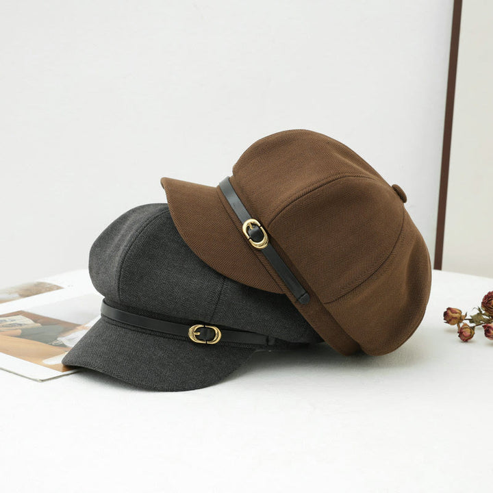 Cappello invernale da donna in stile retrò britannico - image 2