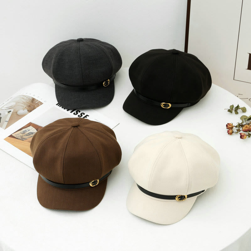 Cappello invernale da donna in stile retrò britannico - image 1