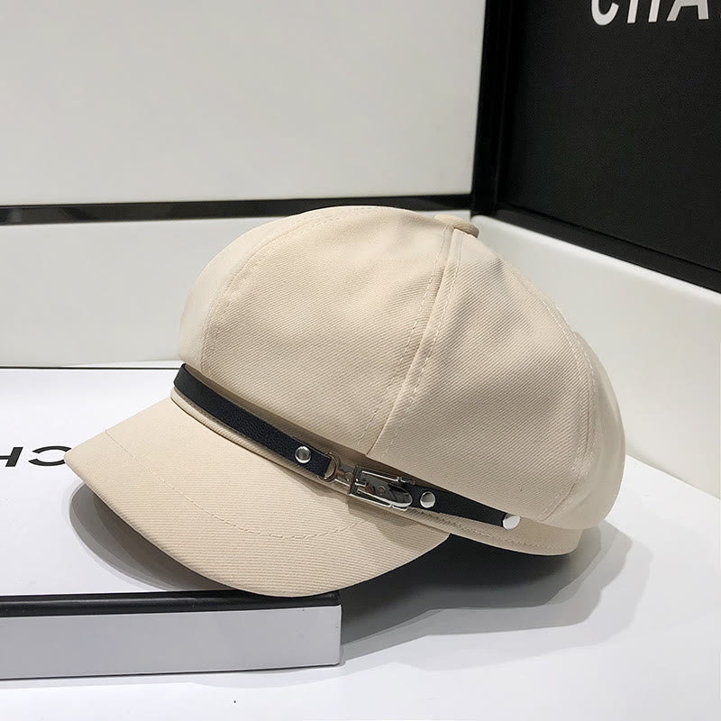 Cappello invernale da donna con fibbia Creative Brim - Beige - M (22"-22 7/8") - image 1